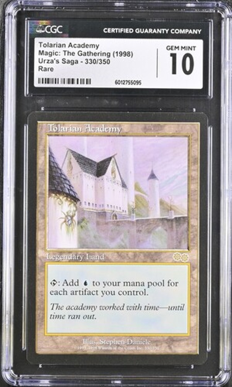 Tolarian Academy Urza's Saga Mtg. CGC 10 Gem Mint! | eBay
