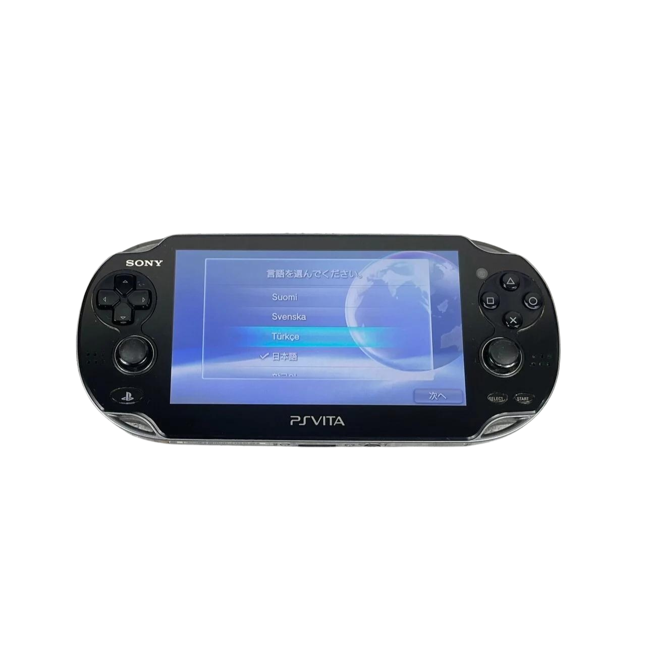 Sony PlayStation PS Vita PCH-1100 Crystal Black 3G/Wi-Fi Model 1