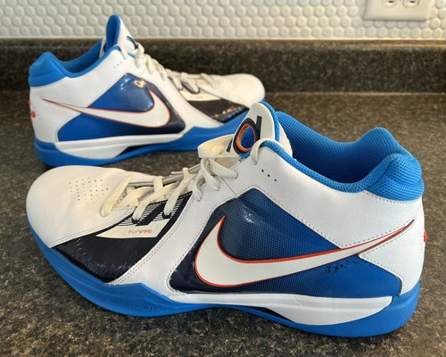 NIKE ZOOM KD III 3 SUPREME OKC THUNDER HOME 417279-107 Men's Size