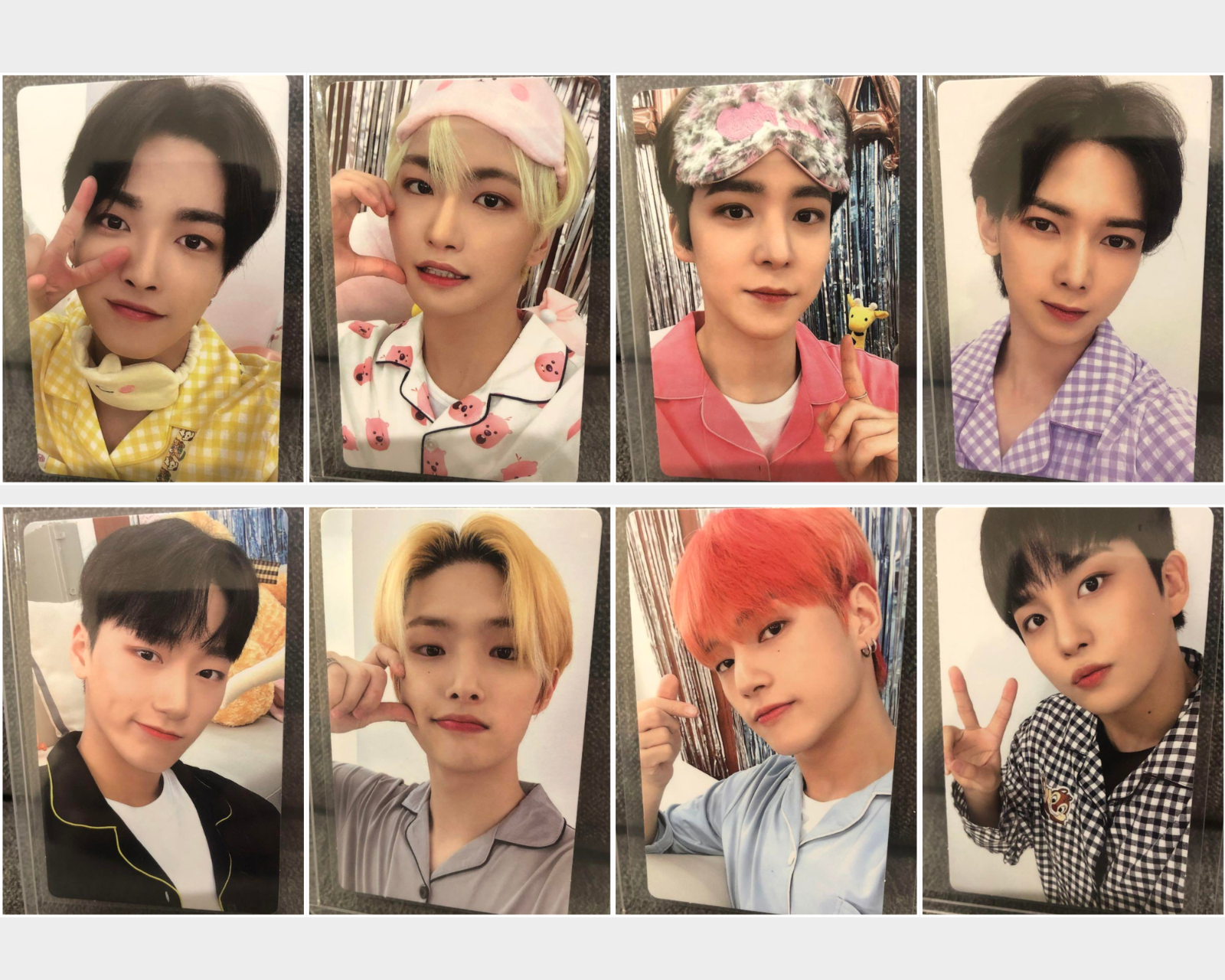 ATEEZ THE WORLD EP:1 MOVE beatroad pajamas Photocard PC complete 8
