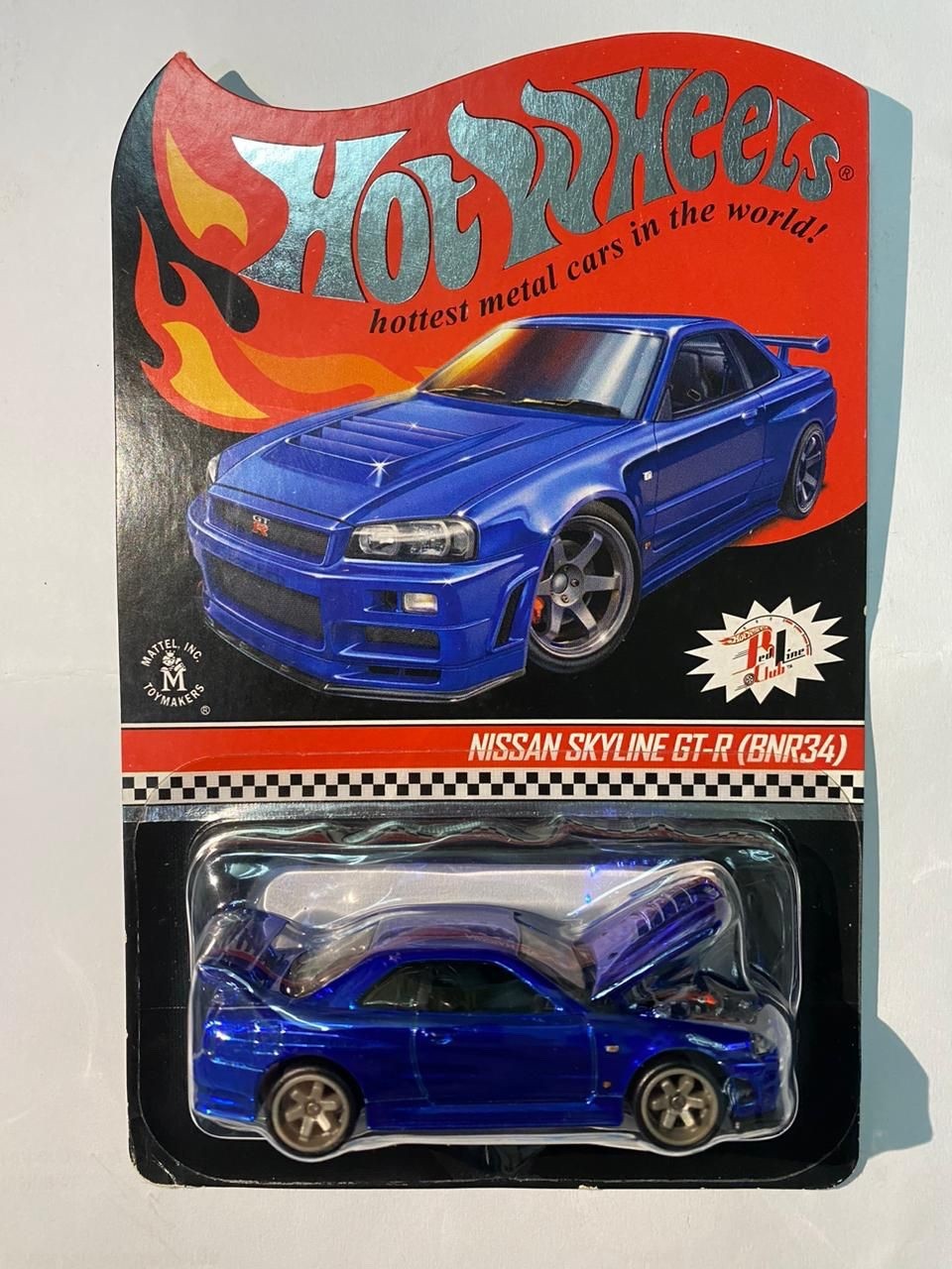 Hot Wheels 2019 - RLC Nissan Skyline GT-R BNR34 R34 Blue - #2840