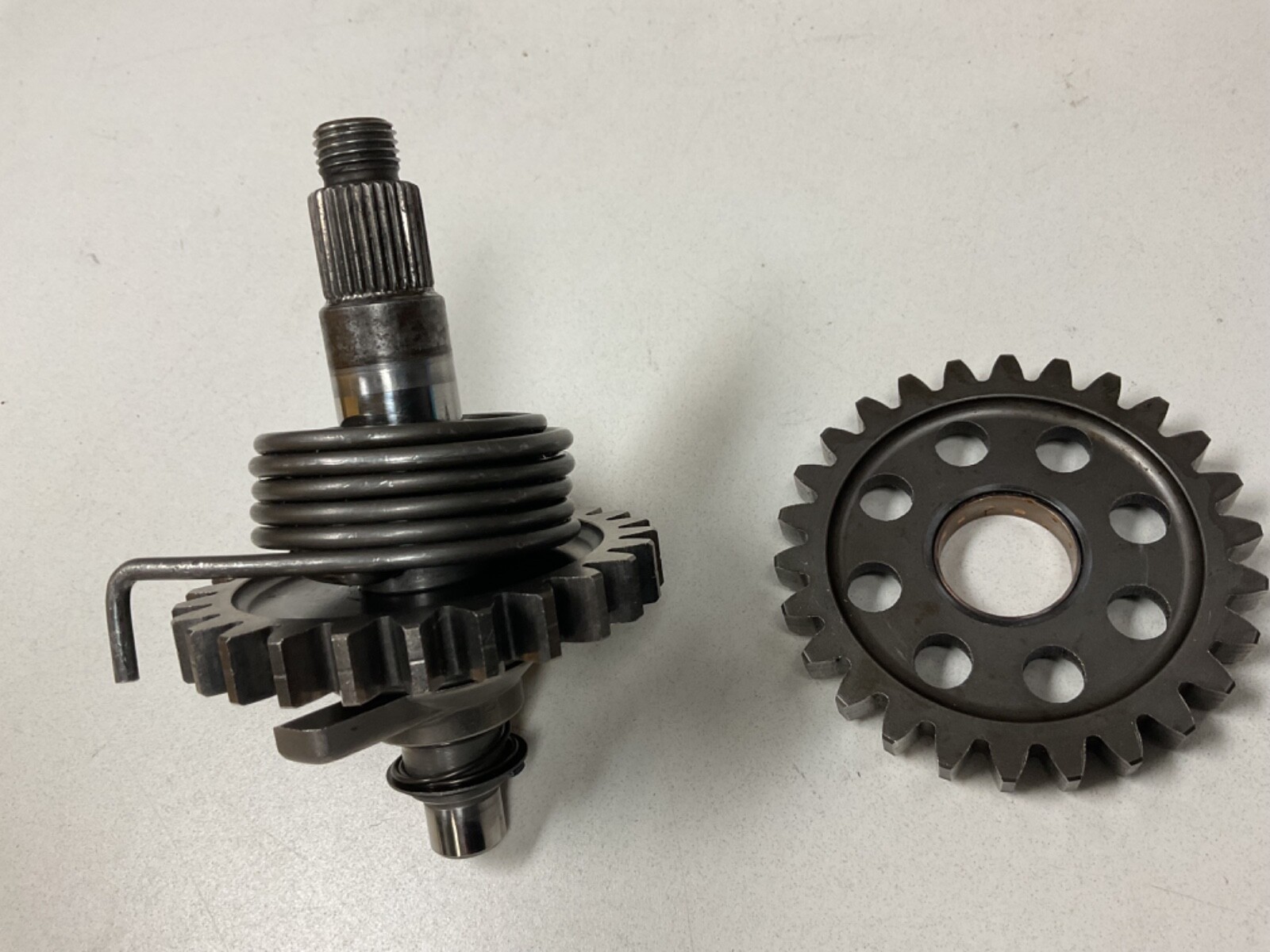 1995 95 KAWASAKI KX250 KX 250 OEM KICK START SHAFT SPRING IDLE