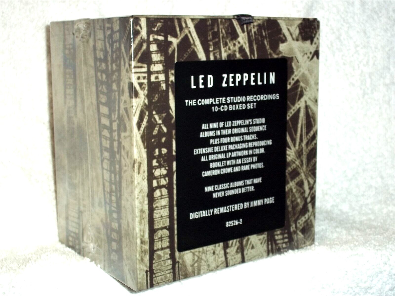Led Zeppelin Box Set (CD, 1990 10-Disc) hard rock heavy metal