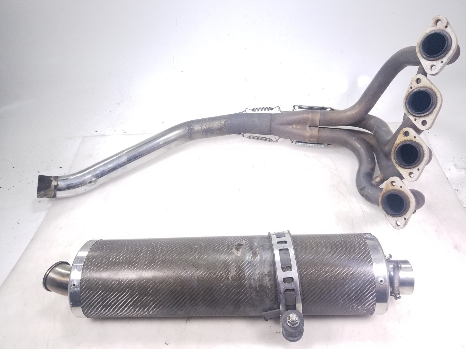 1999 99 Kawasaki ZX-9 ZX900 R AKRAPOVIC Exhaust Header Muffler