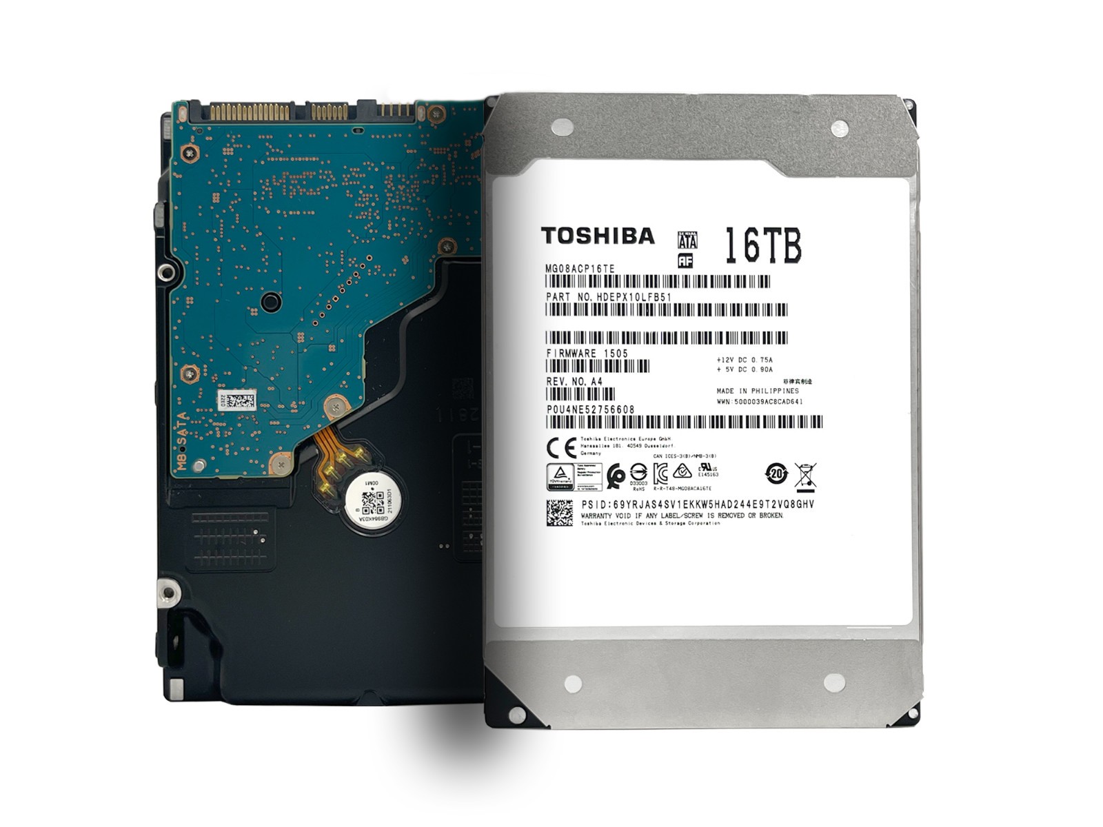 3.5インチ内蔵HDD 東芝16tb 内蔵型ハードディスクドライブ TOSHIBA