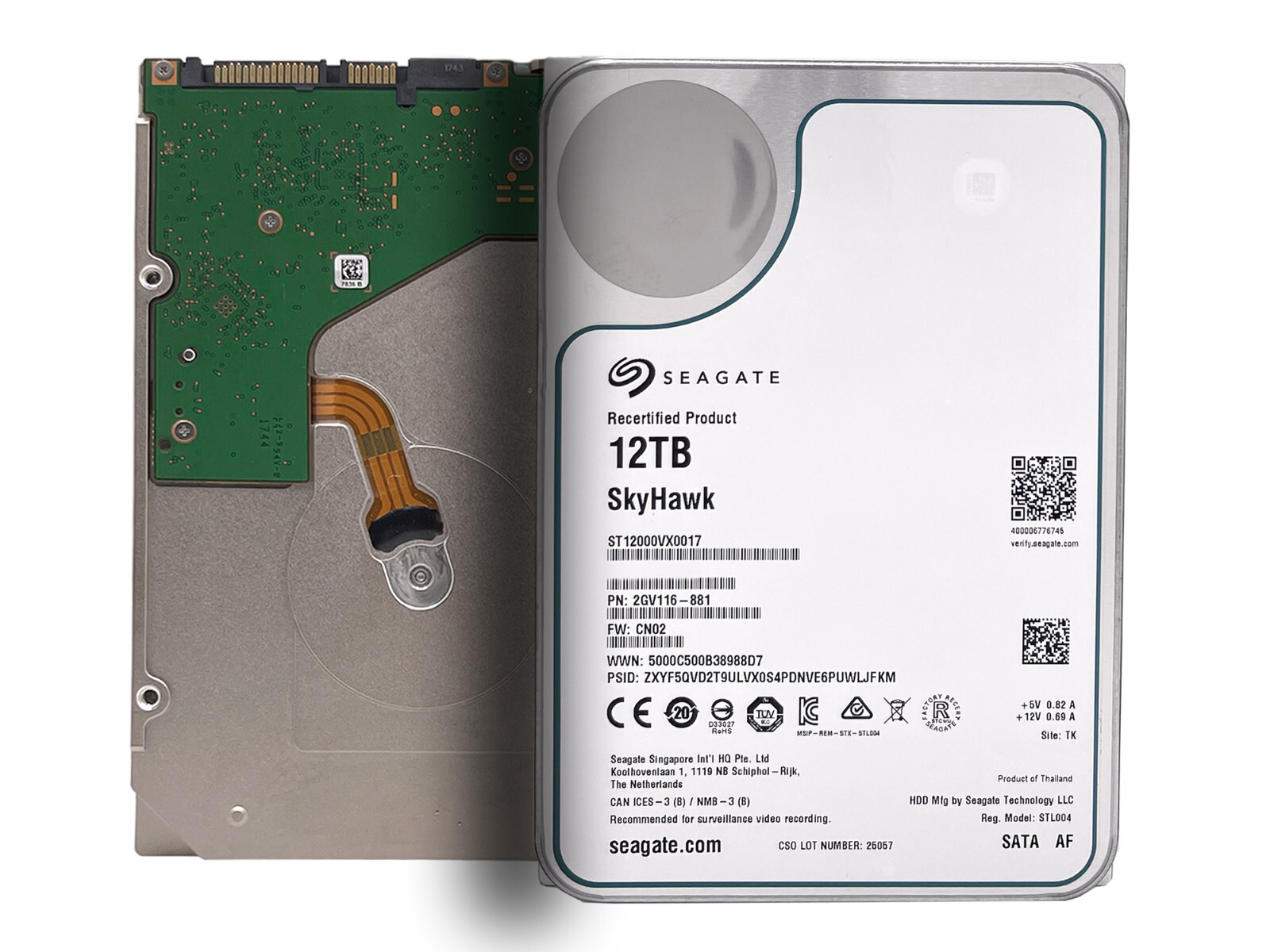 Seagate Skyhawk ST12000VX0017 12TB 7200RPM 3.5