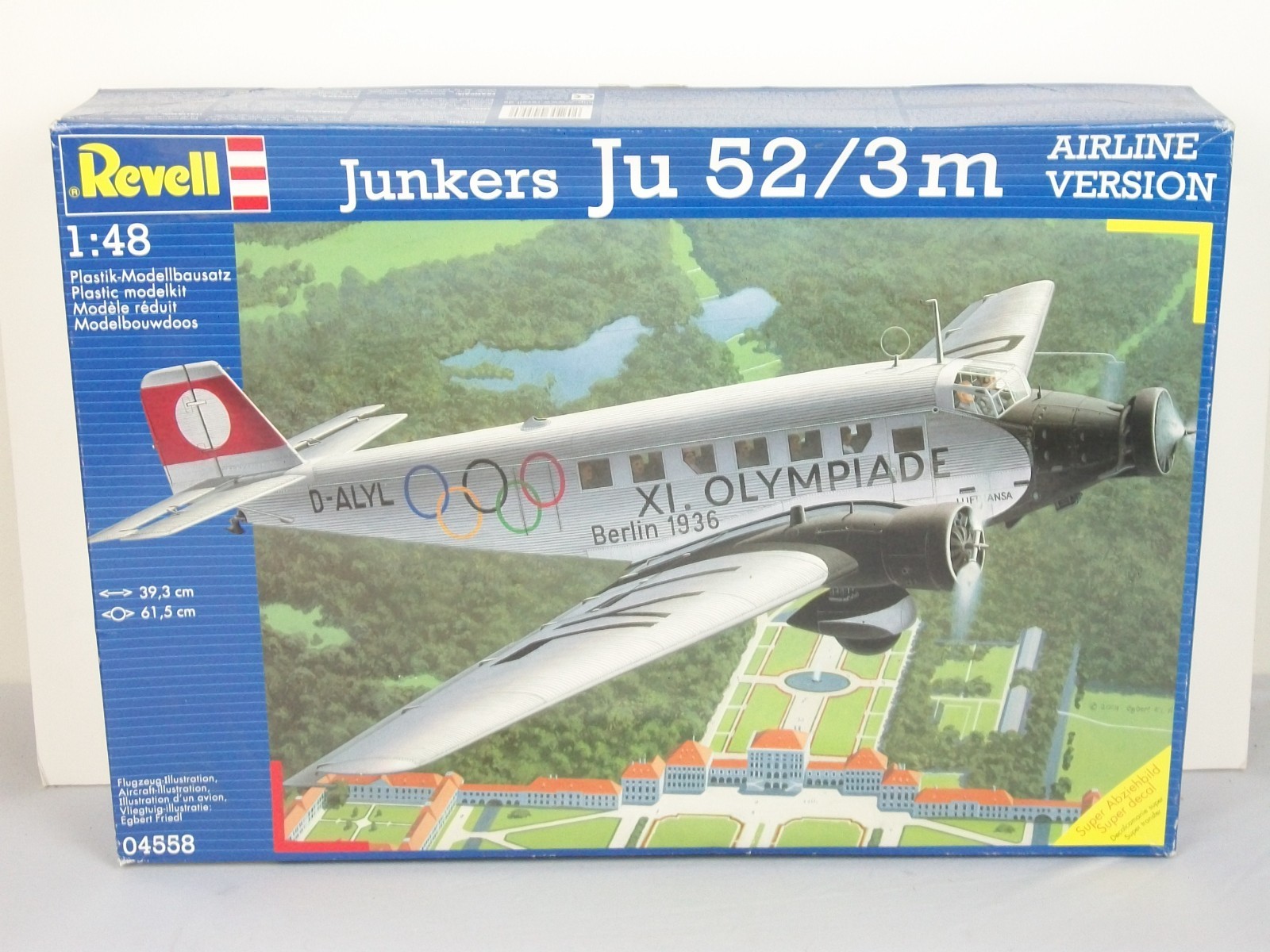 Revell 1/48 Scale Junkers Ju 52/3m Airline Version | eBay