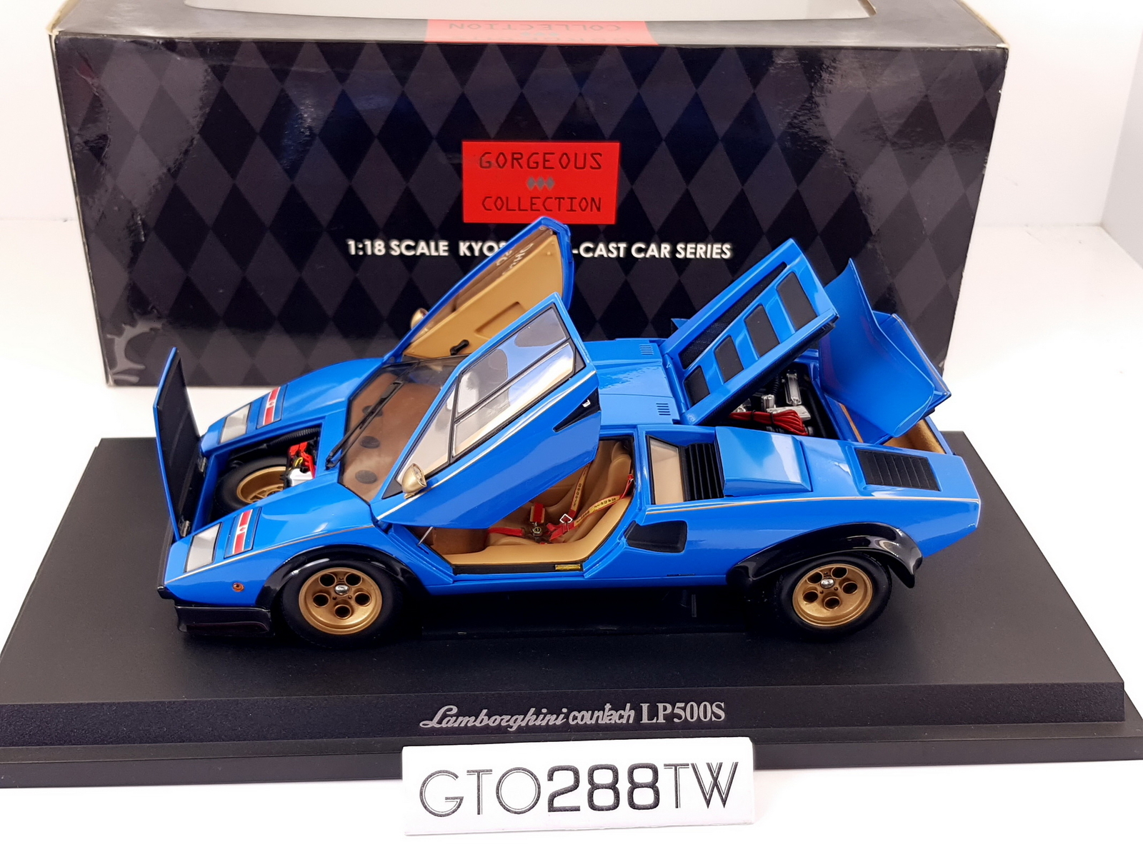 稀少廃番 KYOSHO ランボルギーニ カウンタック LP400 ホワイトボディ