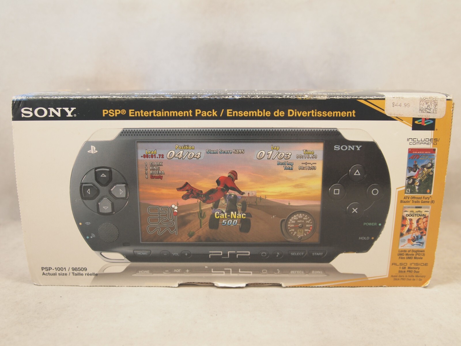 Empty Console Box for PlayStation Portable PSP Entertainment Pack