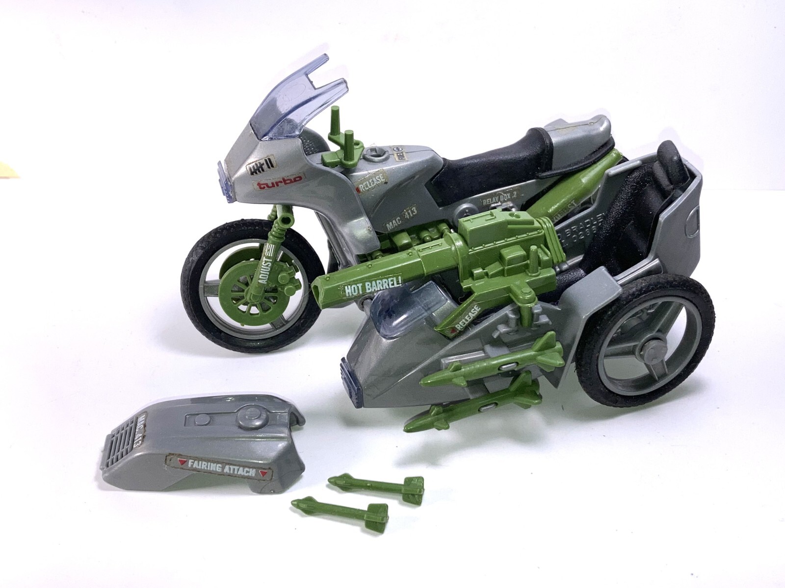 GIジョー シルバーミラージュバイク G-30 GIジョー シルバーミラージュ