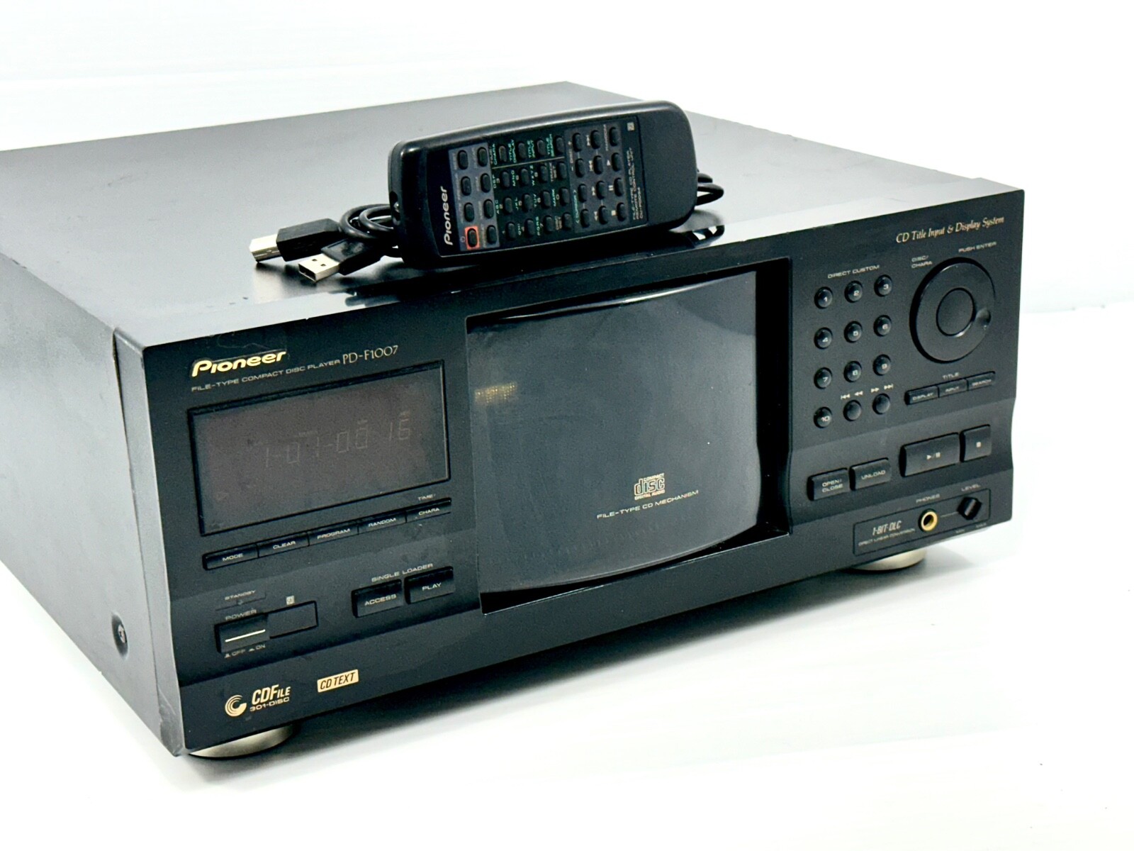 PRO REFURB} Pioneer PD-F1007 ~ 301 Disc File Type CD Player