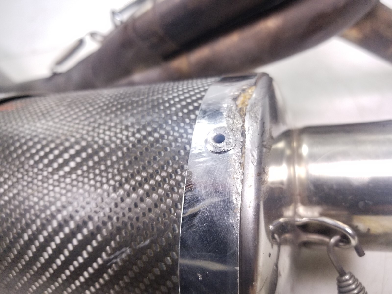 1999 99 Kawasaki ZX-9 ZX900 R AKRAPOVIC Exhaust Header Muffler