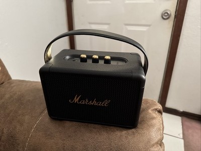 Marshall Kilburn II Portable Bluetooth Speaker, Black and Brass | eBay
