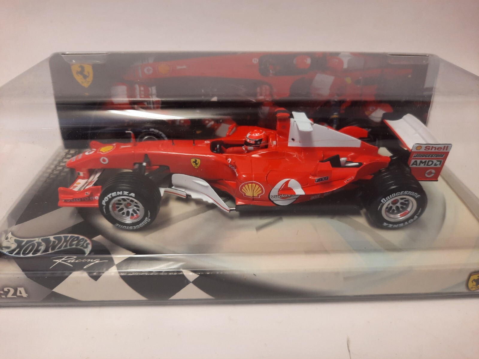 Hot Wheels Ferrari F2004 #1 Michael Schumacher World Champion 2004