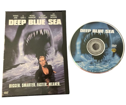 Deep Blue Sea (DVD, 1999) Thomas Jane LL Cool J Samuel L. Jackson