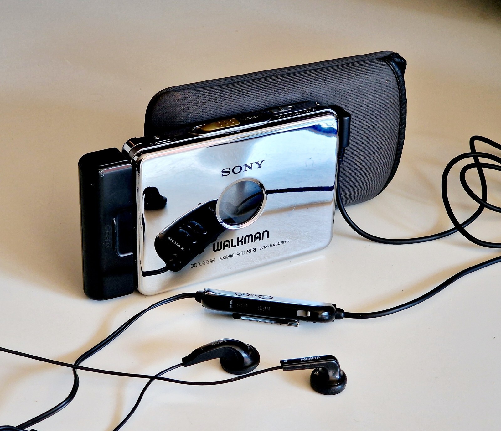 Sony Walkman WM-EX808HG Limited Edition Mirror Chrome Cassette