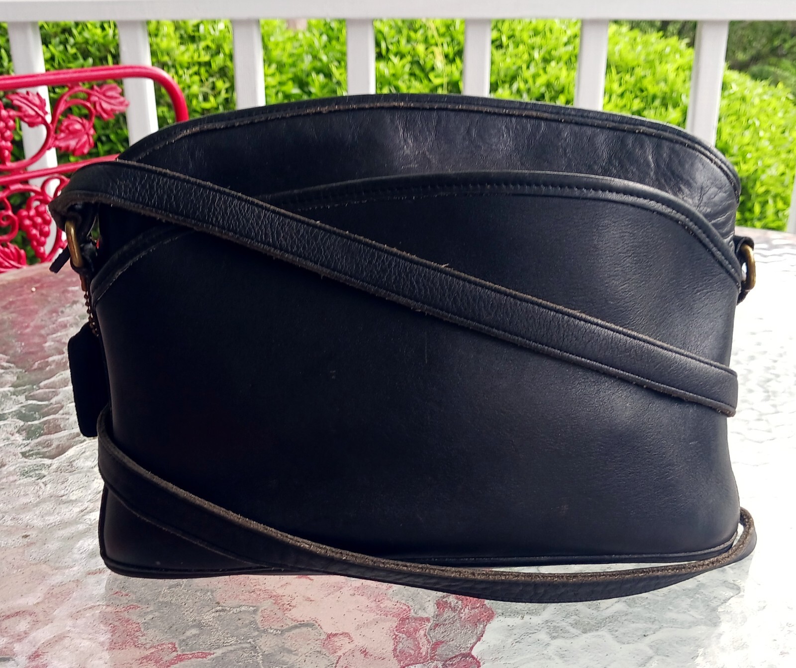 Coach 9976 Anderson Zip Top Black Vintage Cross Body Bag | eBay