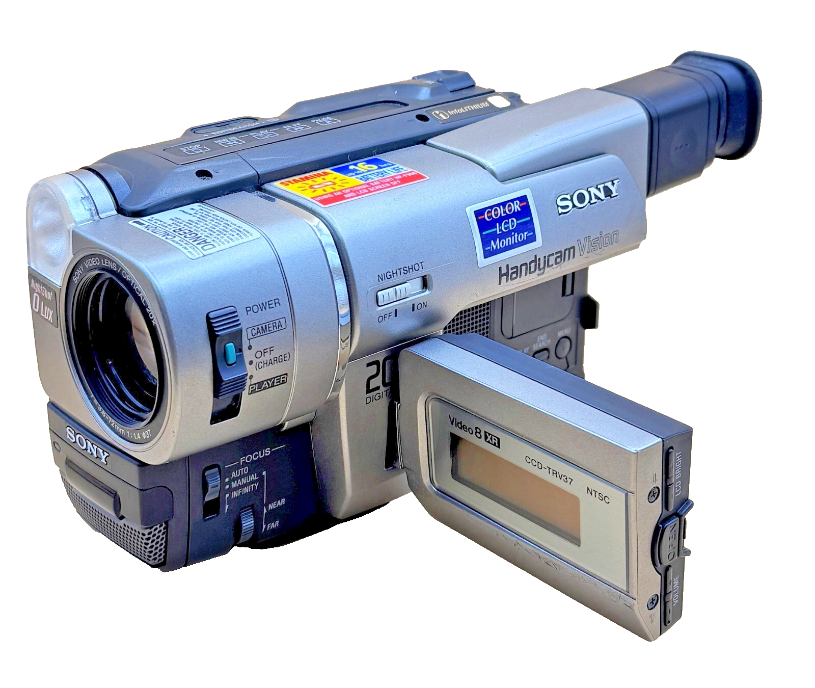 Sony Handycam CCD-TRV37 8mm Video Camcorder w/ NightShot – Tested