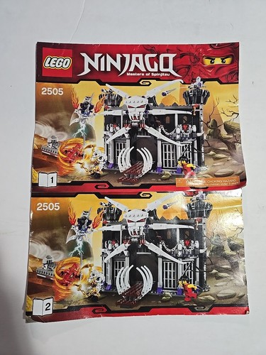INSTRUCTIONS for LEGO 2505 - Ninjago - Garmadon's Dark Fortress