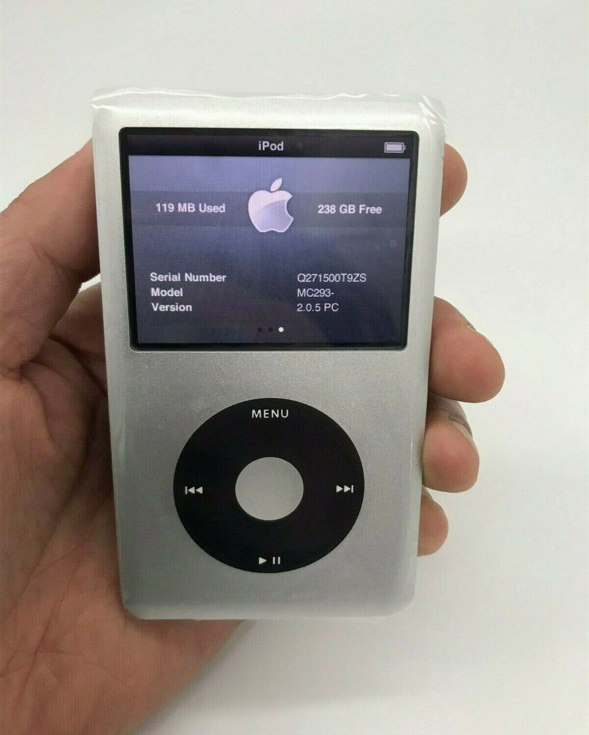 ✨NEW Apple ipod Classic 7th Gen 256GB ( Silver ) MP3 /4 Sealed