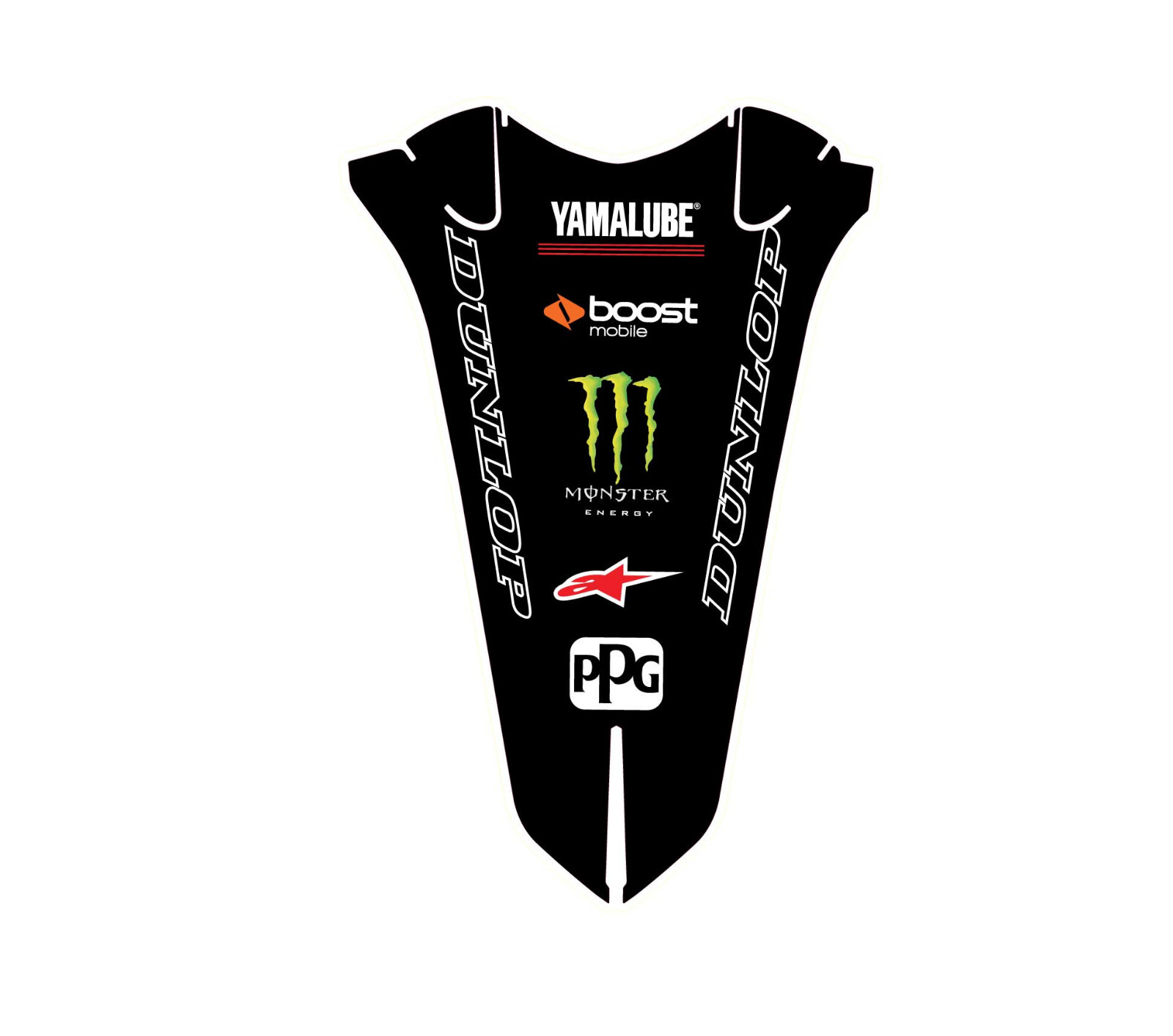 2023 2024 YAMAHA REAR FENDER GRAPHIC MX YZ125 YZ250 21MIL GLOSS