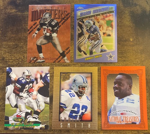 Fun Dallas Cowboys EMMITT SMITH Football Card Lot (9)! | eBay