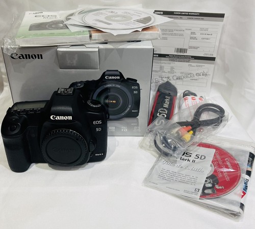 Canon EOS 5D Mark II Camera Body w/ box and all accessories - lens