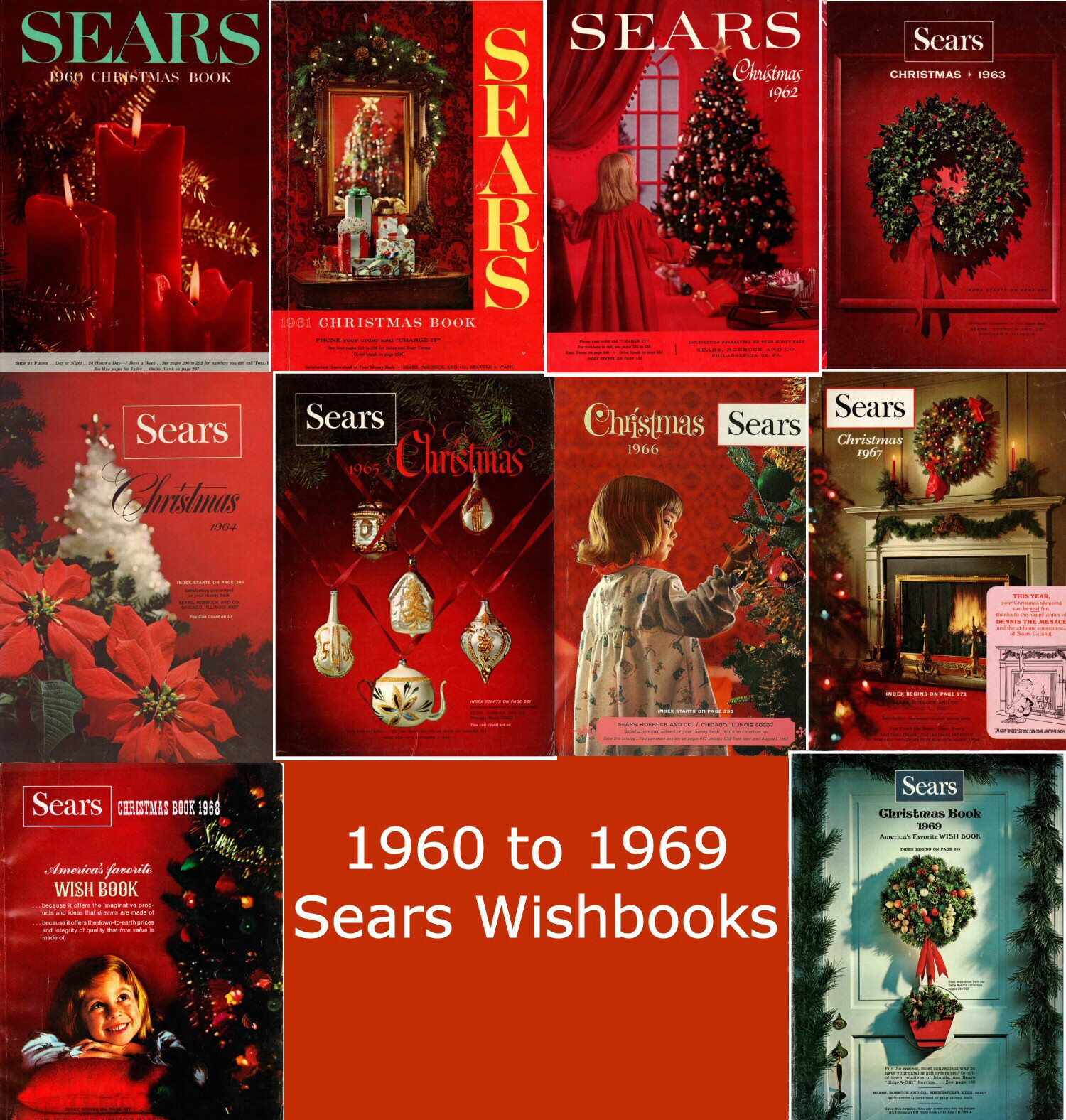 1960-1969 Sears Christmas Catalogs on Disc - In PDF Format | eBay