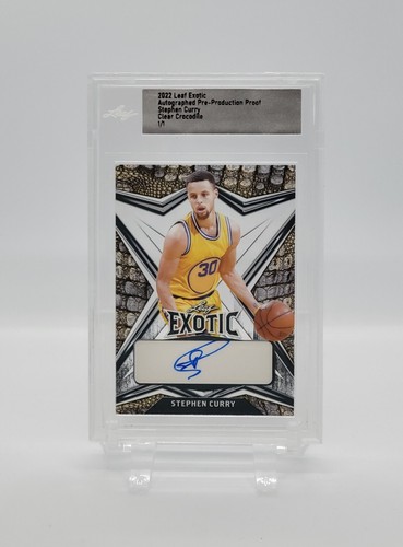2022 Leaf Exotic STEPHEN CURRY Auto Autograph 1/1! - True 1 of 1