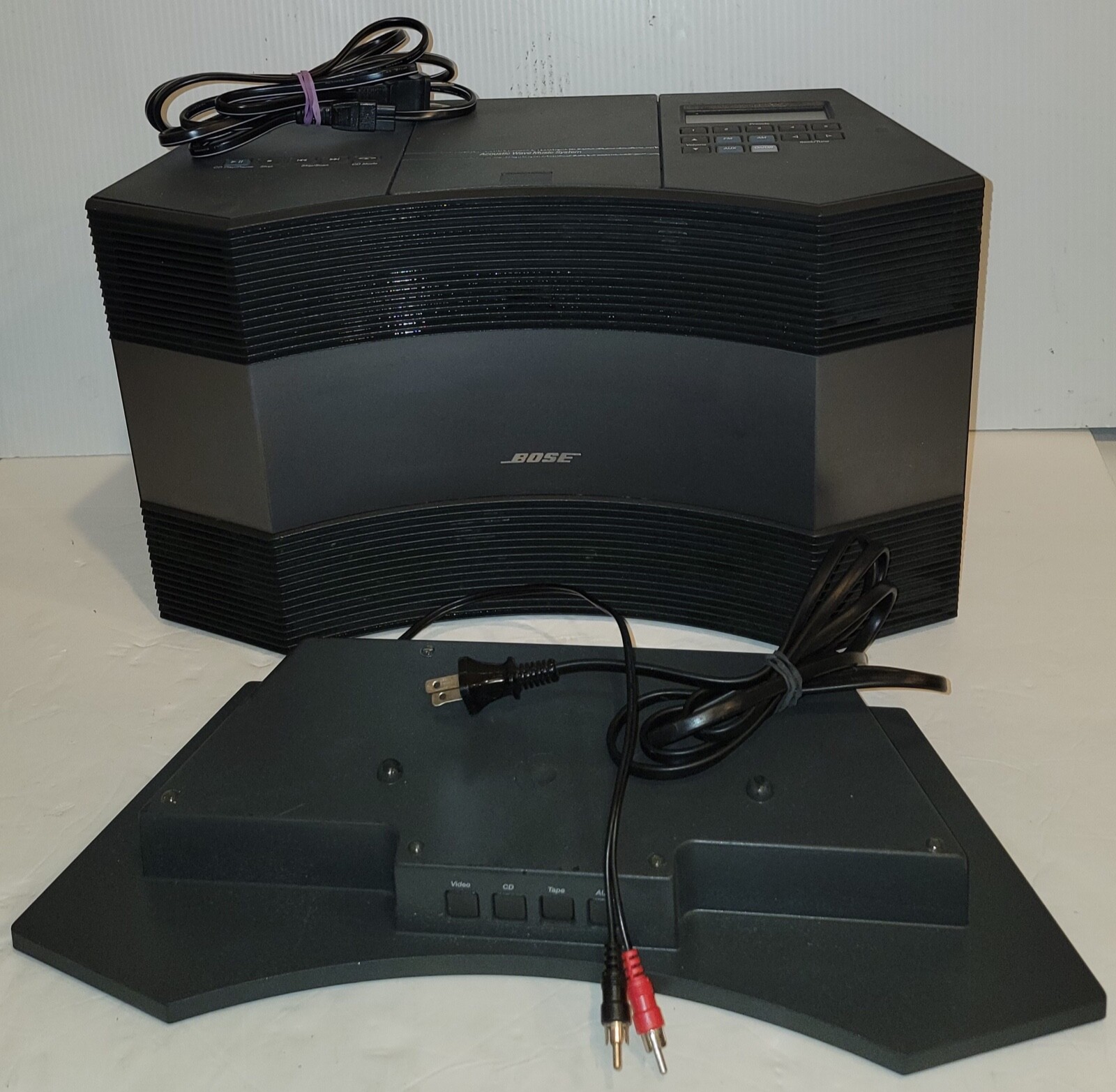 BOSE Acoustic Wave Music System CD-3000 CD/Radio w/ Pedestal (NO
