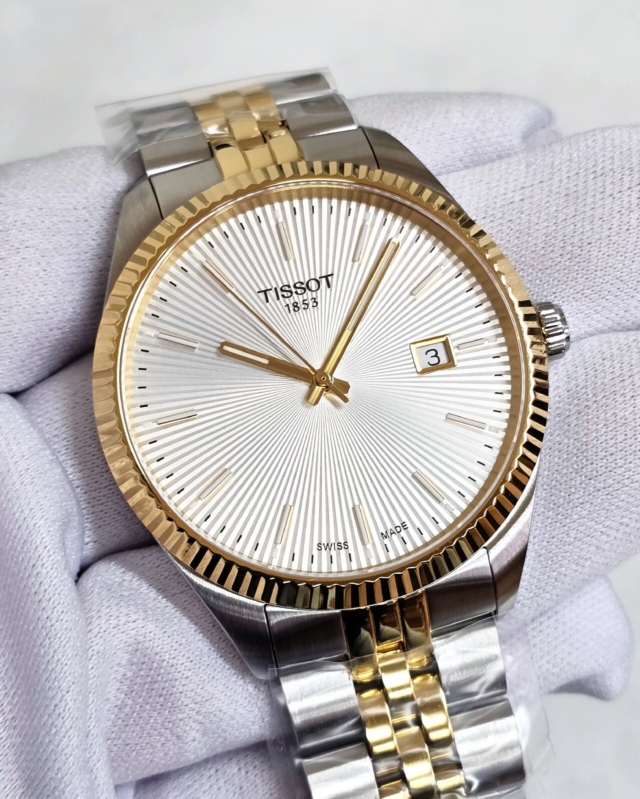 Tissot Ballade Quartz 40mm Silver Dial SS Men's Watch