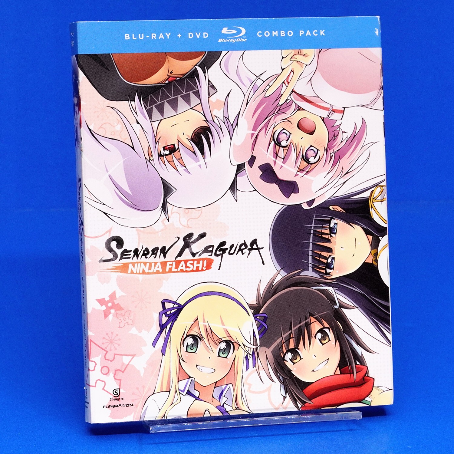 Senran Kagura Ninja Flash Anime Blu-ray + DVD Combo with Slipcover