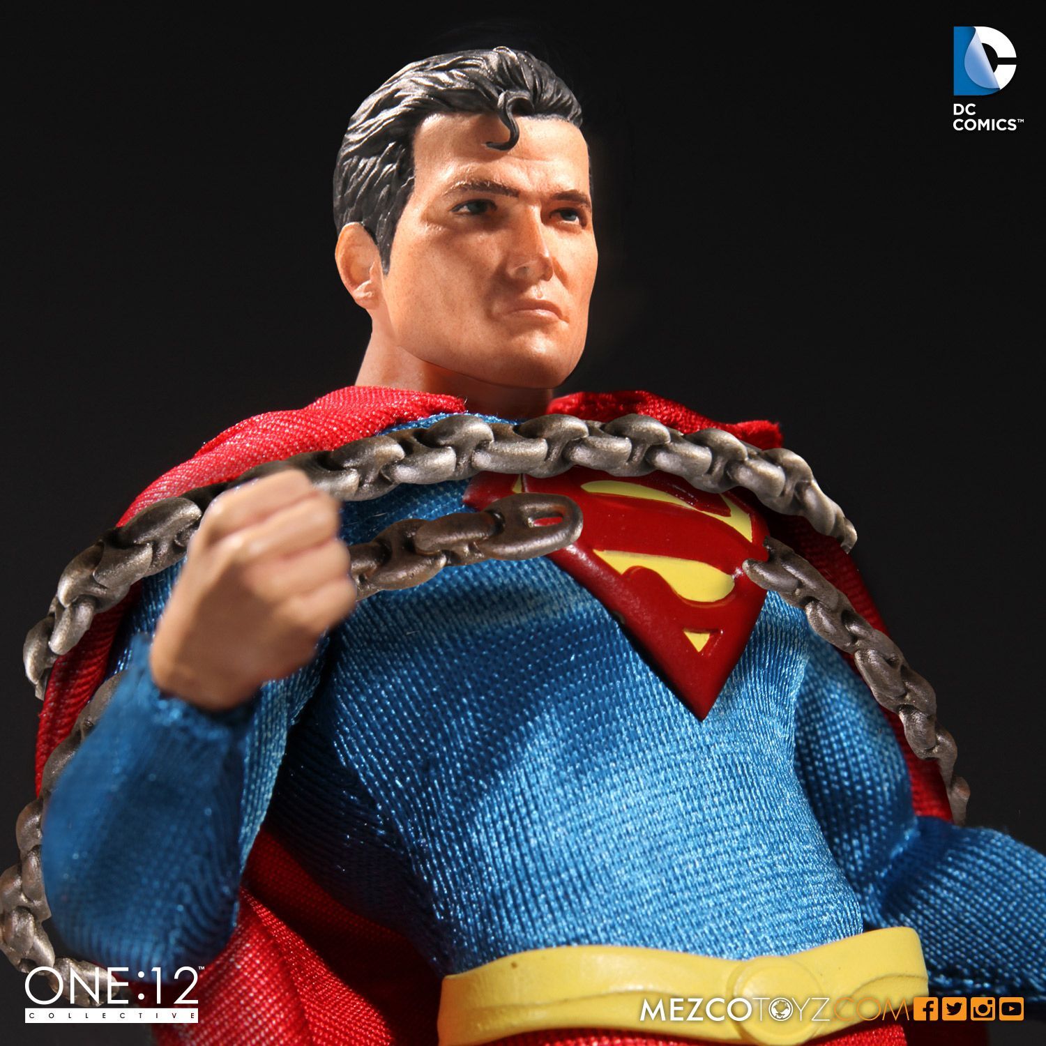 Mezco Toyz DC One:12 Collective Superman Classic Version Action