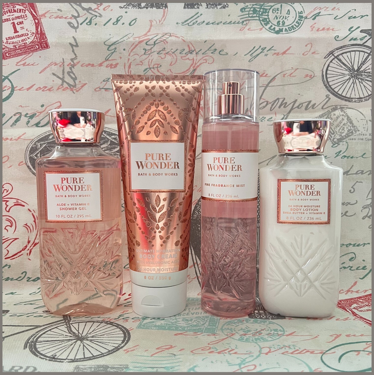 Bath & Body Works PURE WONDER 4 Pc GIFT SET Valentine's Day LOVE