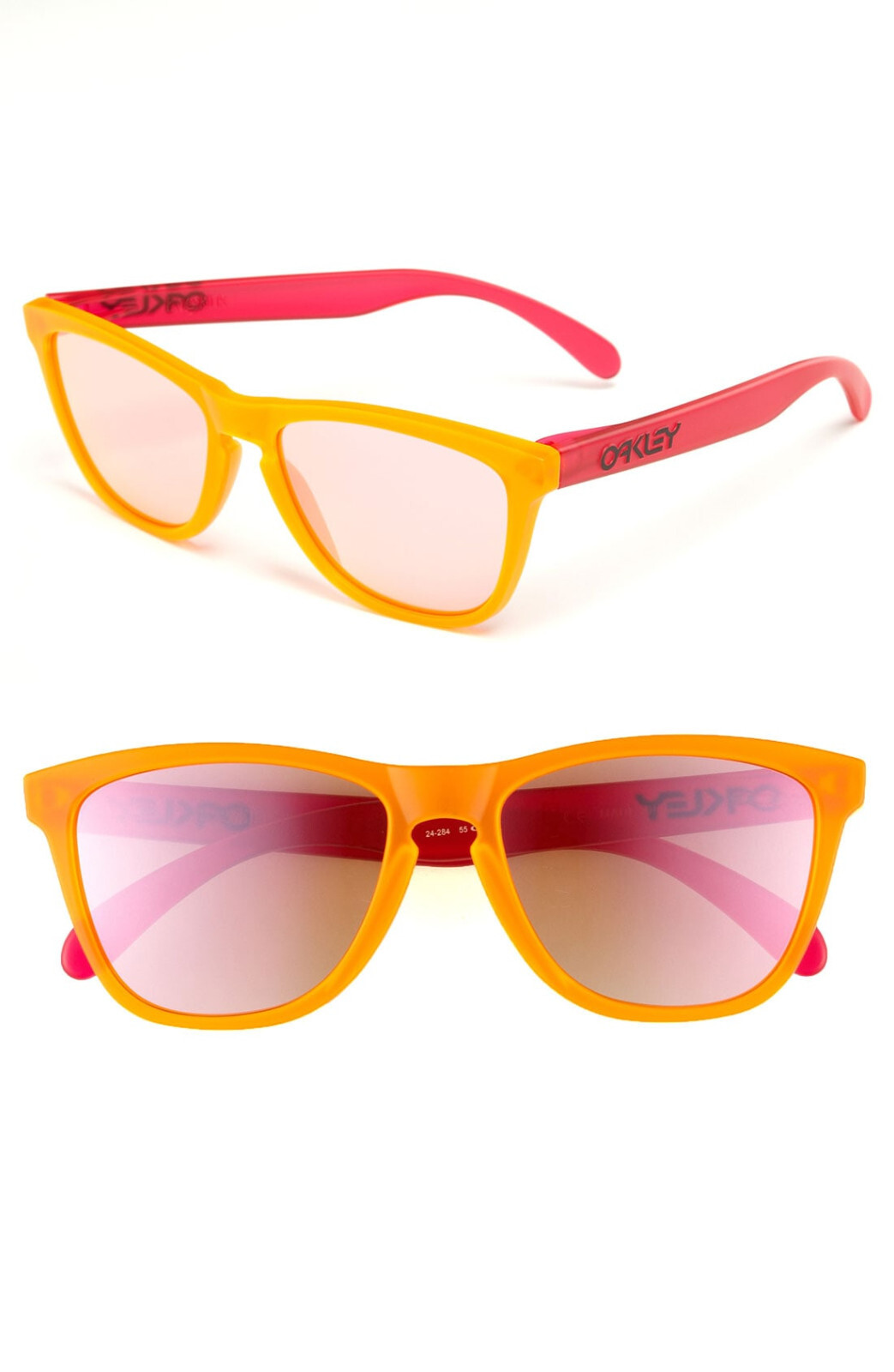 Oakley FROGSKINS Limited Edition Blacklight Orange/Pink w/Pink