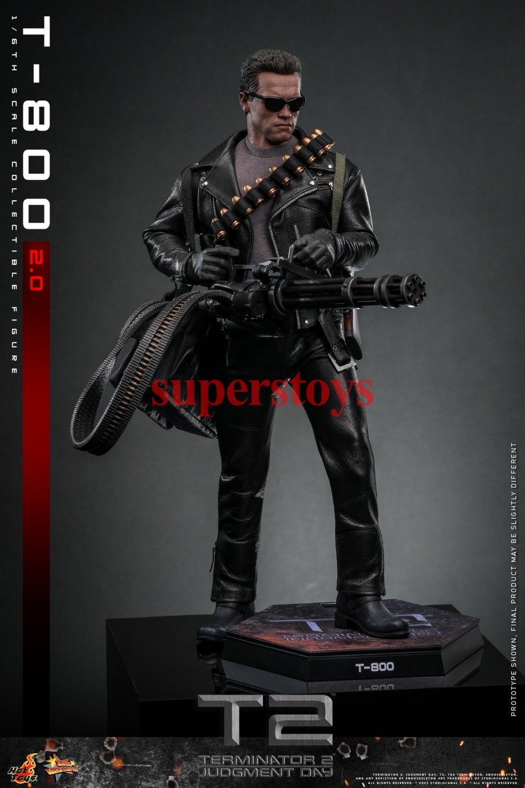 Presale Hot Toys MMS795 1/6 Terminator 2 Judgment Day T-800 2.0