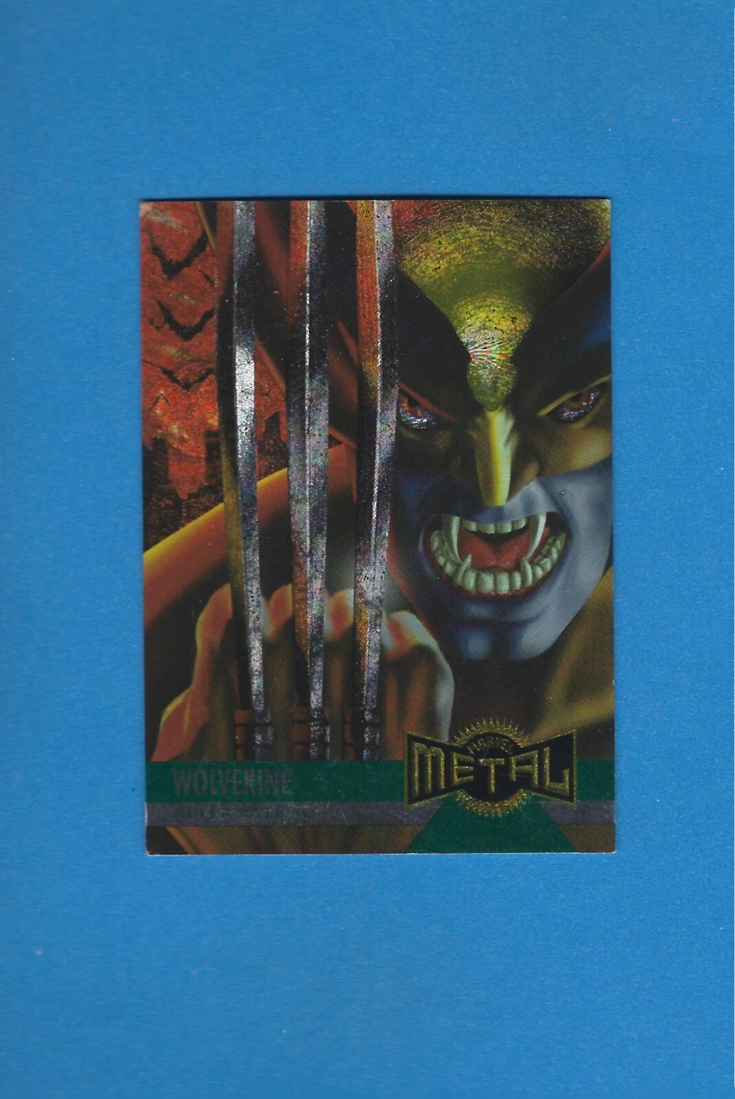 1995 Fleer Marvel Metal Wolverine Alternate M #137 eX | eBay