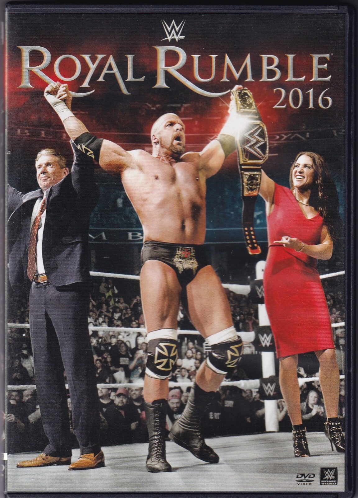 WWE Royal Rumble 2016 Wrestling DVD HHH Vince McMahon Dean Ambrose