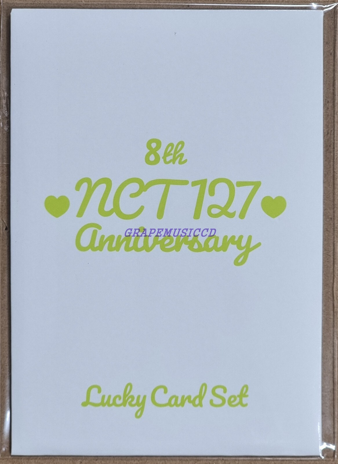 NCT 127 8TH ANNIVERSARY OFFICIAL MD GOODS LUCKY CARD SET +