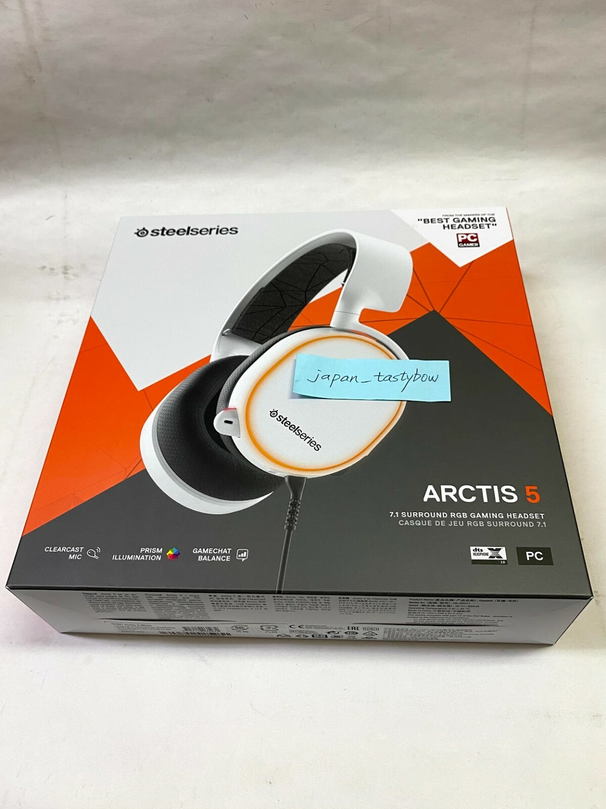 SteelSeries Gaming Headset SteelSeries Arctis 5 white 61507 | eBay