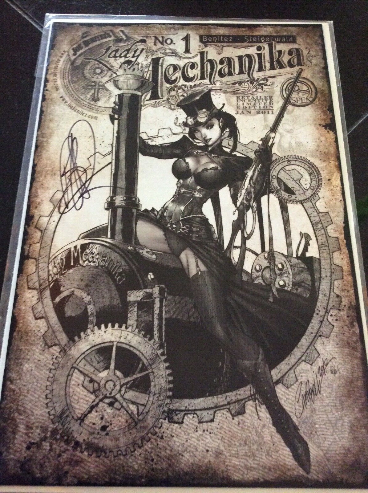 LADY MECHANIKA #1 J. SCOTT CAMPBELL RETAILER INCENTIVE VARIANT