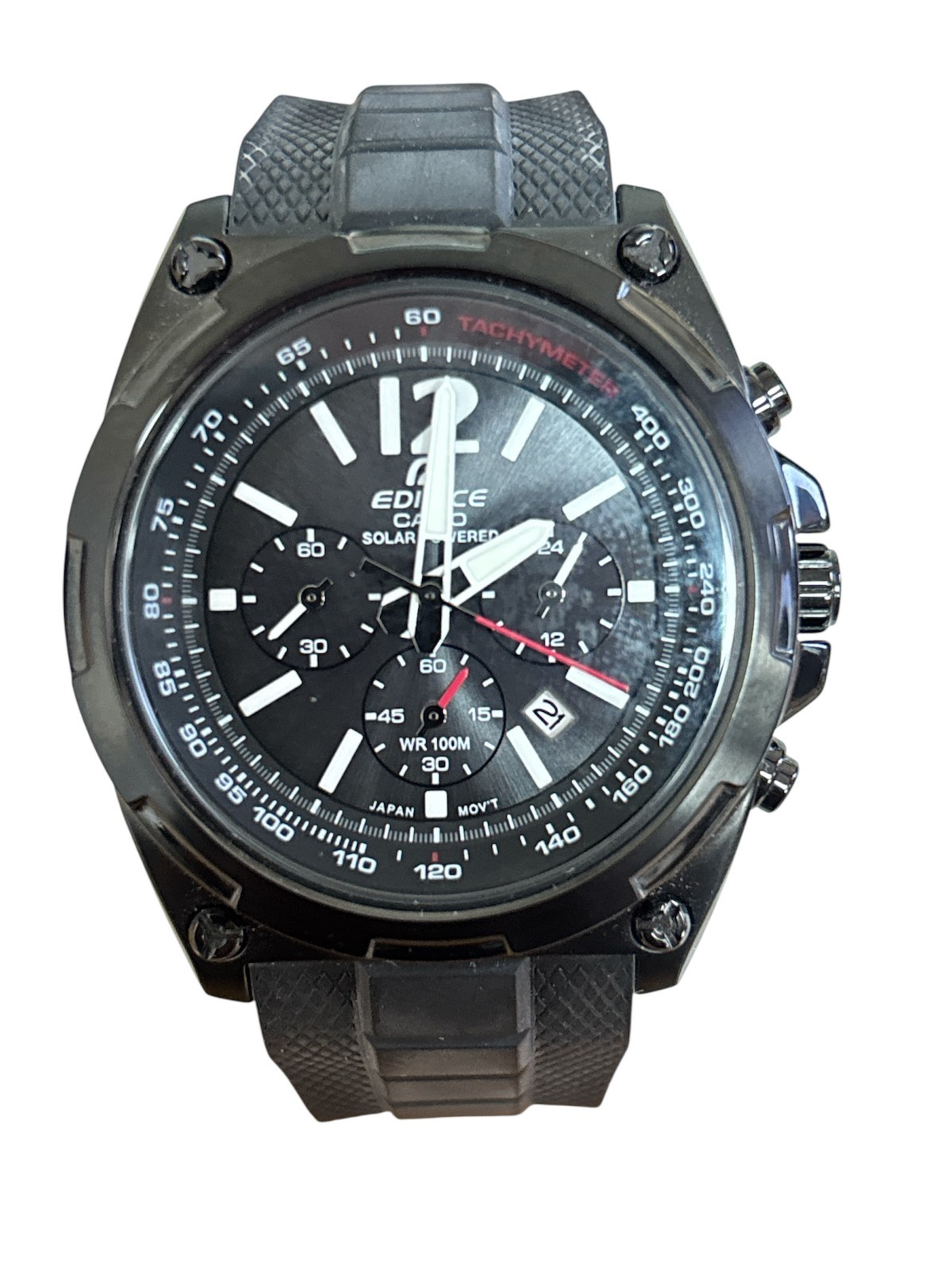 Casio Edifice Watch Men 44mm Black Chronograph 5274 EFR 545