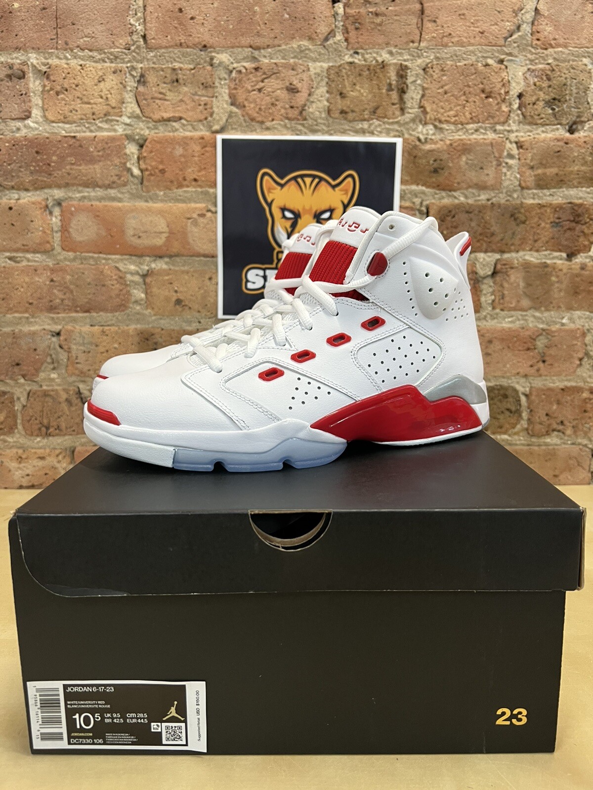 Air Jordan 6-17-23 White Red MEN DC7330-106 GS DM1159-106 | eBay