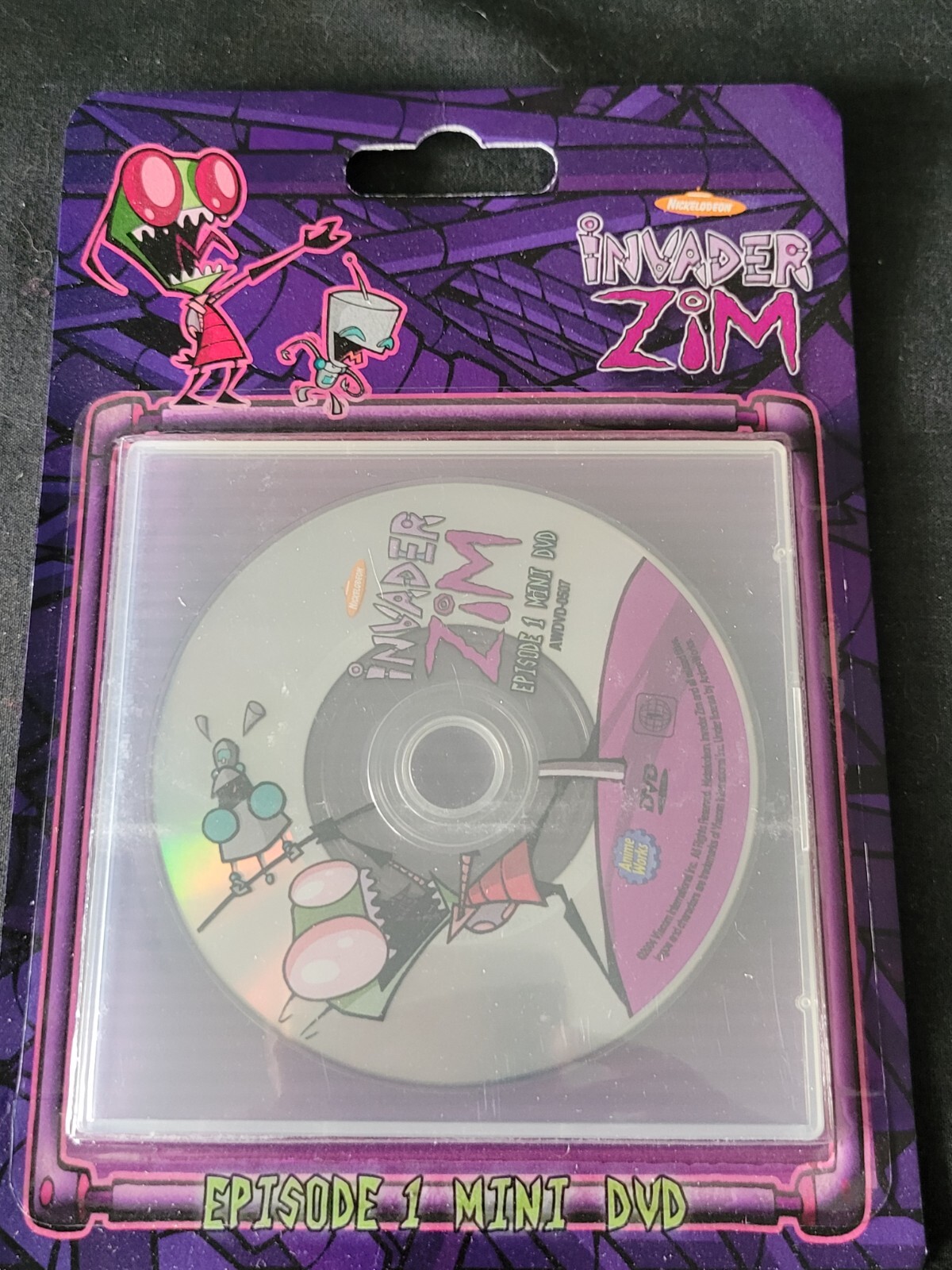 Invader Zim: Episode 1 Mini DVD Disc - New- Very RARE OOP