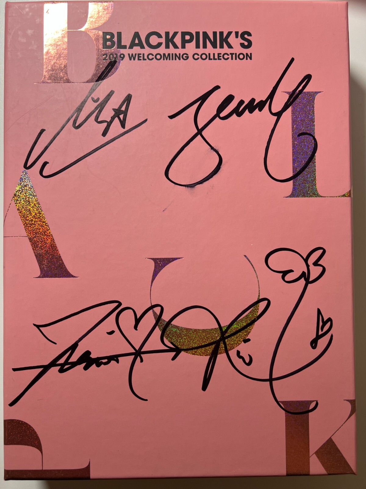 BLACKPINK 2019 Welcoming Collection All Member Autographed Signed