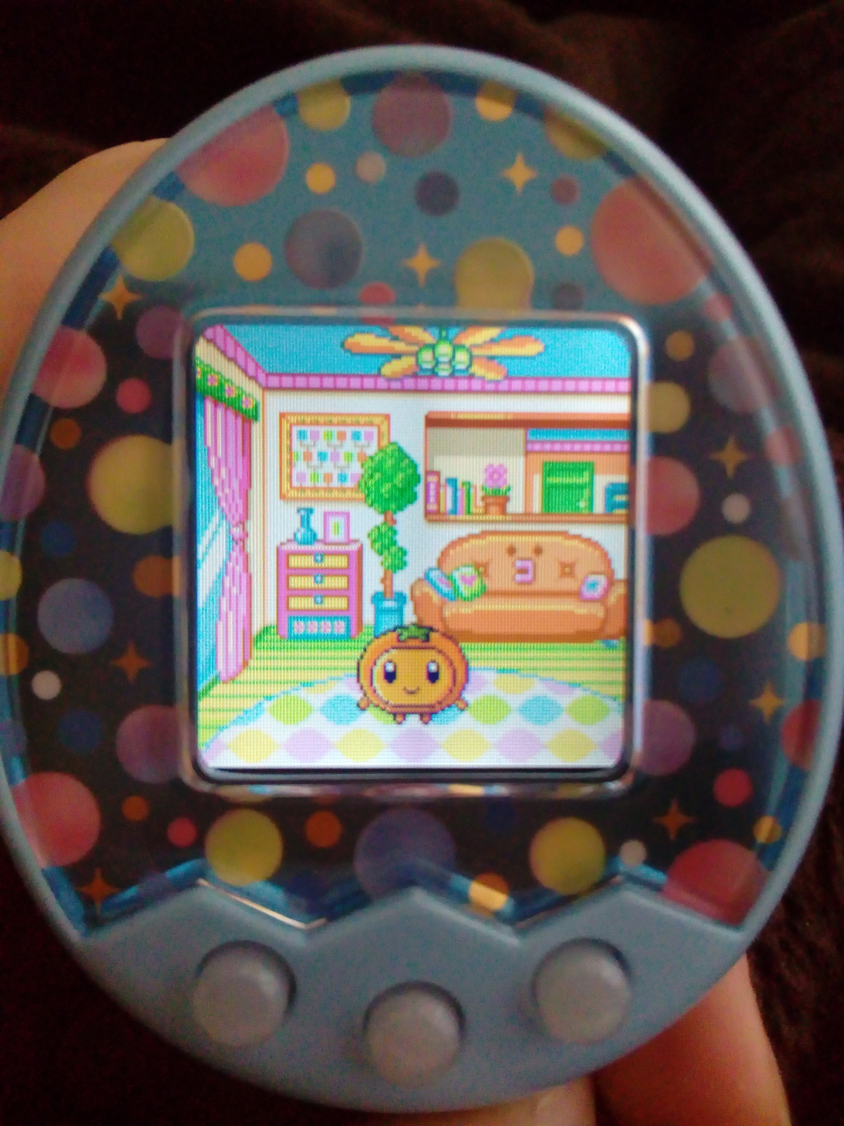 Tamagotchi m!x Melody Mix Ver. Blue 20th Anniversary Virtual Pet