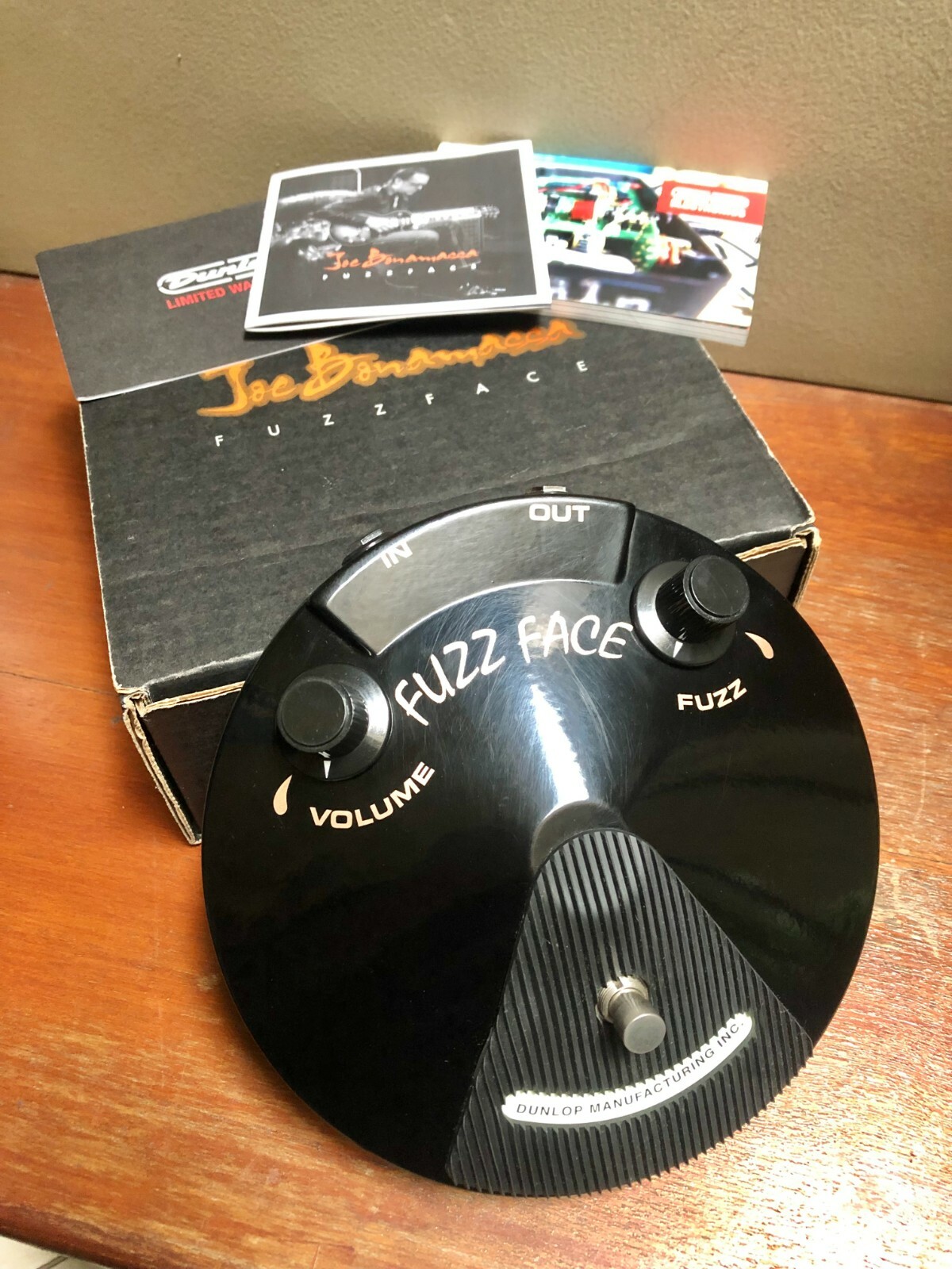 Dunlop JBF3B Joe Bonamassa Signature Fuzz Face | eBay