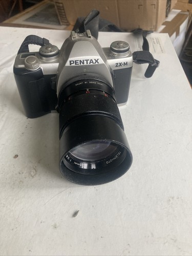 Pentax Camera ZX-M With Viviparous Auto Telephoto 135mm, 1:2.8 | eBay