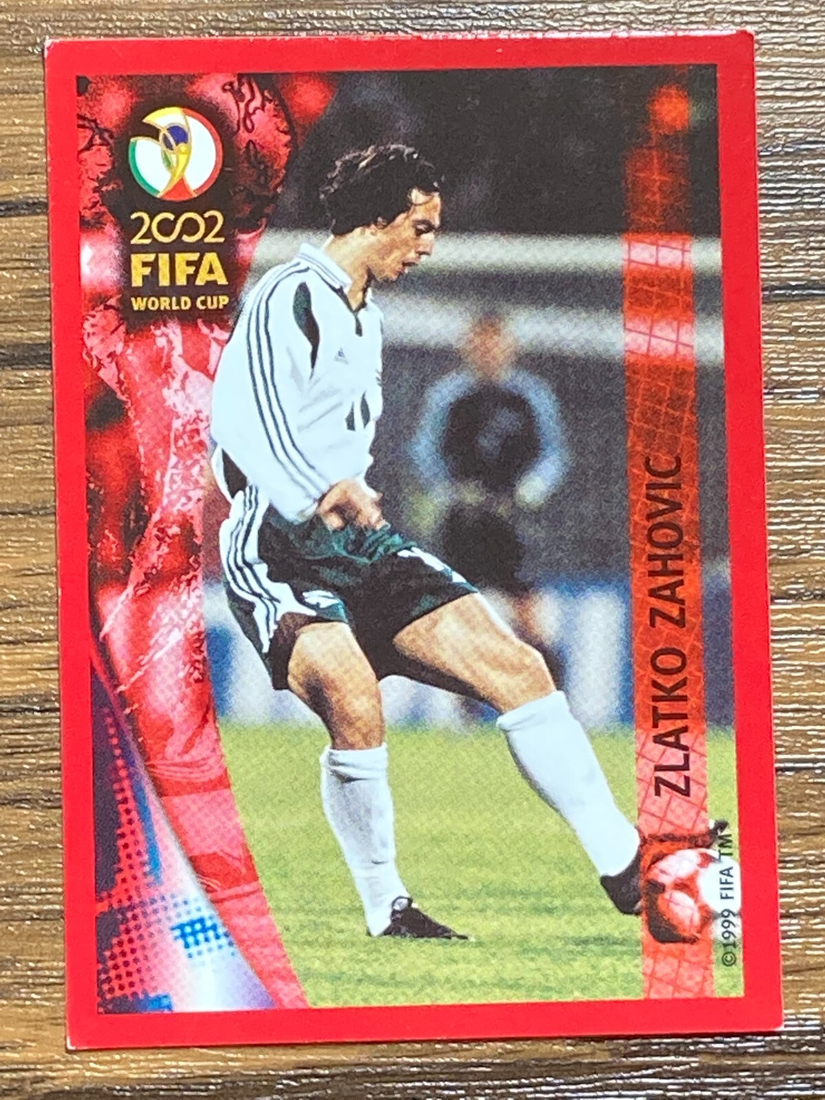 Panini 2002 FIFA World Cup Soccer Card 44 Zlatko Zahovic Solvenia