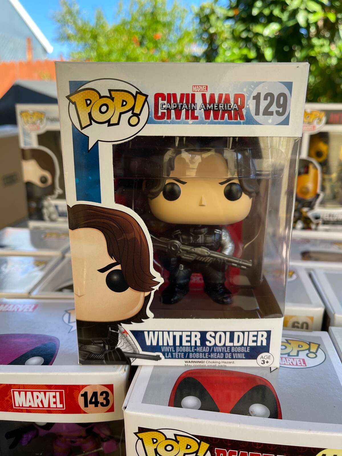 Funko POP! - Winter Soldier - 129 - Marvel - Captain America Civil